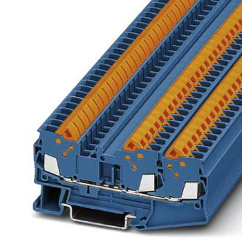 Проходные клеммы-QTC 2,5-TWIN BU