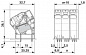Клеммные блоки для печатного монтажа-SPTA 16/ 4-10,0-ZB