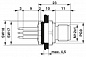 Встраиваемый соединитель для шинной системы-SACC-DSI-MSD-4CON-L180/12 SCO