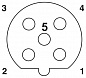 Встраиваемый соединитель для шинной системы-SACCEC-M12FSB-2CON-M16/1,0-910