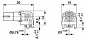 Встраиваемая гнездовая часть разъема-SACC-CI-M12FSY-8CON-L90