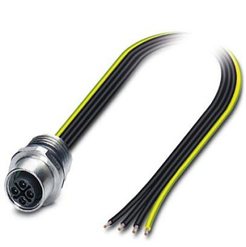 Встраиваемые разъемы-SACC-E-M12FSS-4CON-M16/0,5 PE