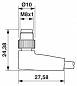 Кабель для датчика / исполнительного элемента-SAC-3P-M 8MR/ 1,5-600 FB