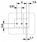 Клеммные блоки для печатного монтажа-MKDS 1/ 4-3,81 HT BK