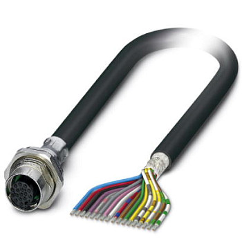 Встраиваемые разъемы-SACCBP-FS-17CON-M16/1,0-PVCSCO