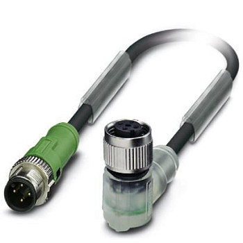 Кабель для датчика / исполнительного элемента-SAC-4P-MS-FR-3L SCO/.../...