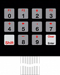 Пленочная клавиатура для BOS 700-705, с 12 клавишами