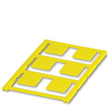 Пластиковая табличка-UC-EMLP (22X22) YE CUS