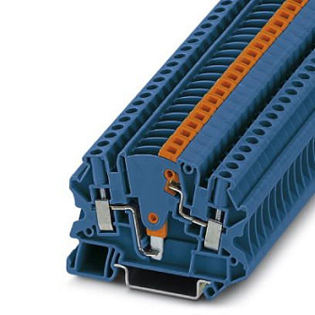 Измерительная клемма с ползунковым размыкателем-UTME 4-P/P BU