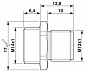 Крепежный резьбовой элемент корпуса-SACC-FP-M-M12/M14 THR PW