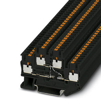 Клеммный блок-PTTB 2,5-2DIO/O-UL/O-UR BK