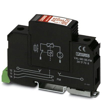 Разрядник для защиты от импульсных перенапряжений, тип 2-VAL-MS 350 VF/FM