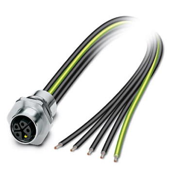 Встраиваемые разъемы-SACC-E-M12FSK4PE-M16XL/0,2-1,5