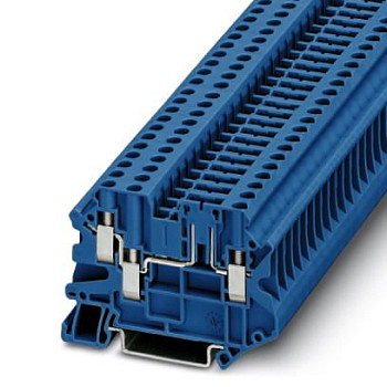 Клемма с размыкателем-UT 4-TWIN-TG BU