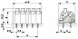 Клеммные блоки для печатного монтажа-SPTAF 1/ 3-3,5-EL