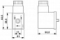 Штекерный модуль для электромагнитного клапана-SACC-VB-3CON-M16/BI-1L-SV 24V