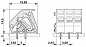 Клеммные блоки для печатного монтажа-ZFKDS 2,5-5,08 THT