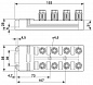 Коробка датчика и исполнительного элемента-SACB 8-3 QO-0,34 PUR/