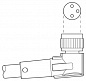 Кабель для датчика / исполнительного элемента-SAC-3P-M 8MR/ 0,6-PUR/M 8FR
