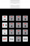 Пленочная клавиатура для BOS 750-760, с 16 клавишами