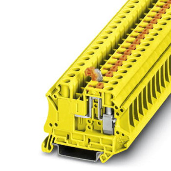 Клеммы с ножевыми размыкателями-UT 6-MT P/P YE