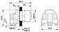 Встраиваемый соединитель для шинной системы-SACC-DSIV-M12FSD-4CON-L90