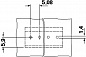 Клеммные блоки для печатного монтажа-MKDS 2,5/ 3-5,08