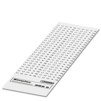 Маркировка для клеммных модулей-SBS 6:L1-N,PE