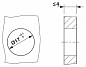 Проходной компонент для электротехнического шкафа-CUC-BH-M12D1PBK-A/R4BE