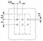 Клеммные блоки для печатного монтажа-FRONT 2,5-H/SA 5