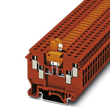 Клеммы с ножевыми размыкателями-UDK 4-MTK-P/P RD