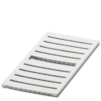 Маркировка для клеммных модулей-ZBM 6/WH:UNBEDRUCKT