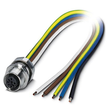 Встраиваемые разъемы-SACC-EC-M12FSB-5CON-PG9/0,5 VA