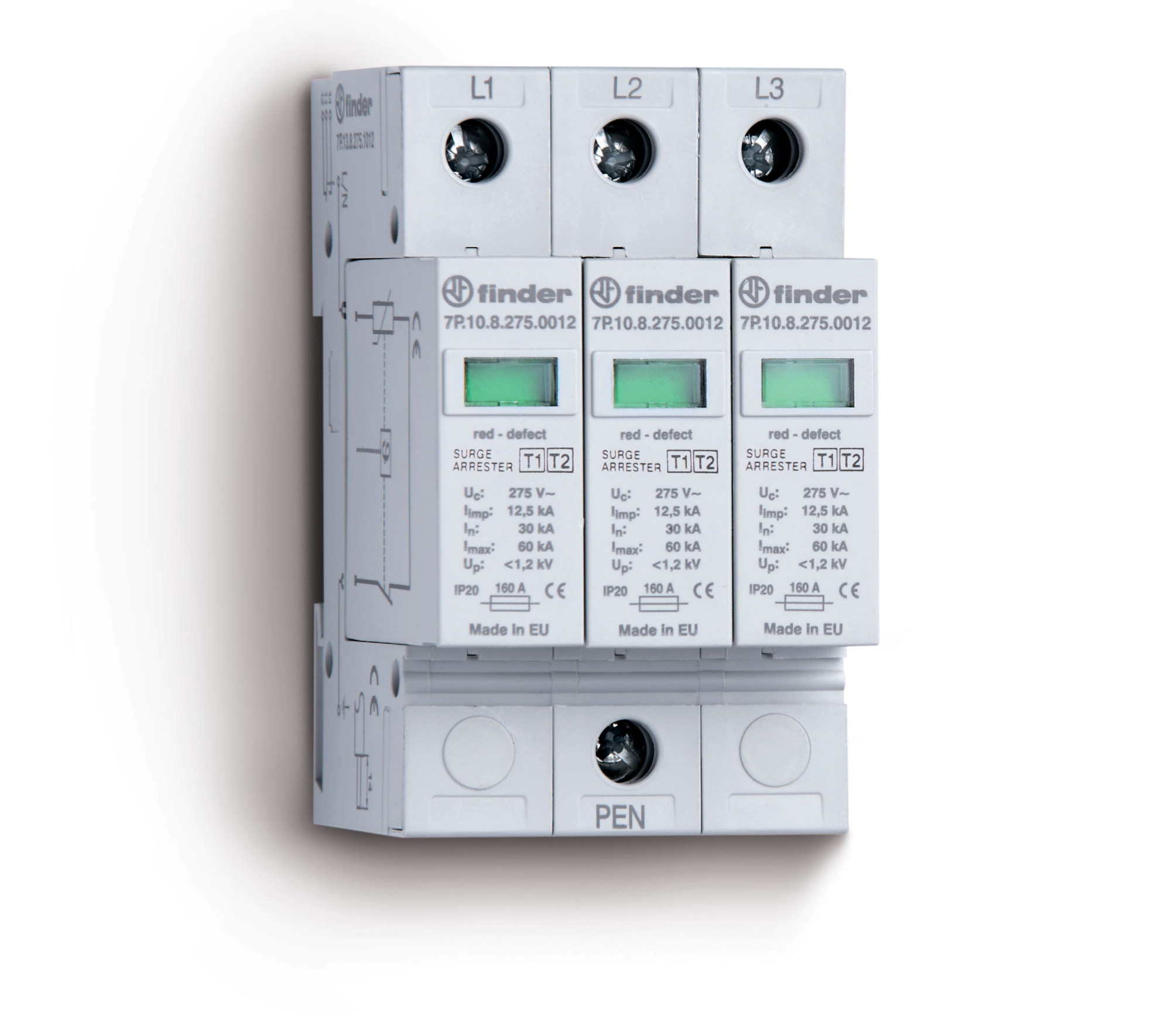 7P.13.8.275.1012 Устройство защиты от импульсных перенапряжений УЗИП тип 1 (3 варистора)