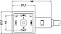 Кабель для датчика / исполнительного элемента-SAC-3P-3,0-PUR/A-1L-S F