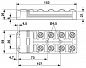 Коробка датчика и исполнительного элемента-SACB 8-16 L SCO NPN PUR/