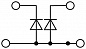 Клеммный блок-PTTB 2,5-2DIO/U-OL/U-OR