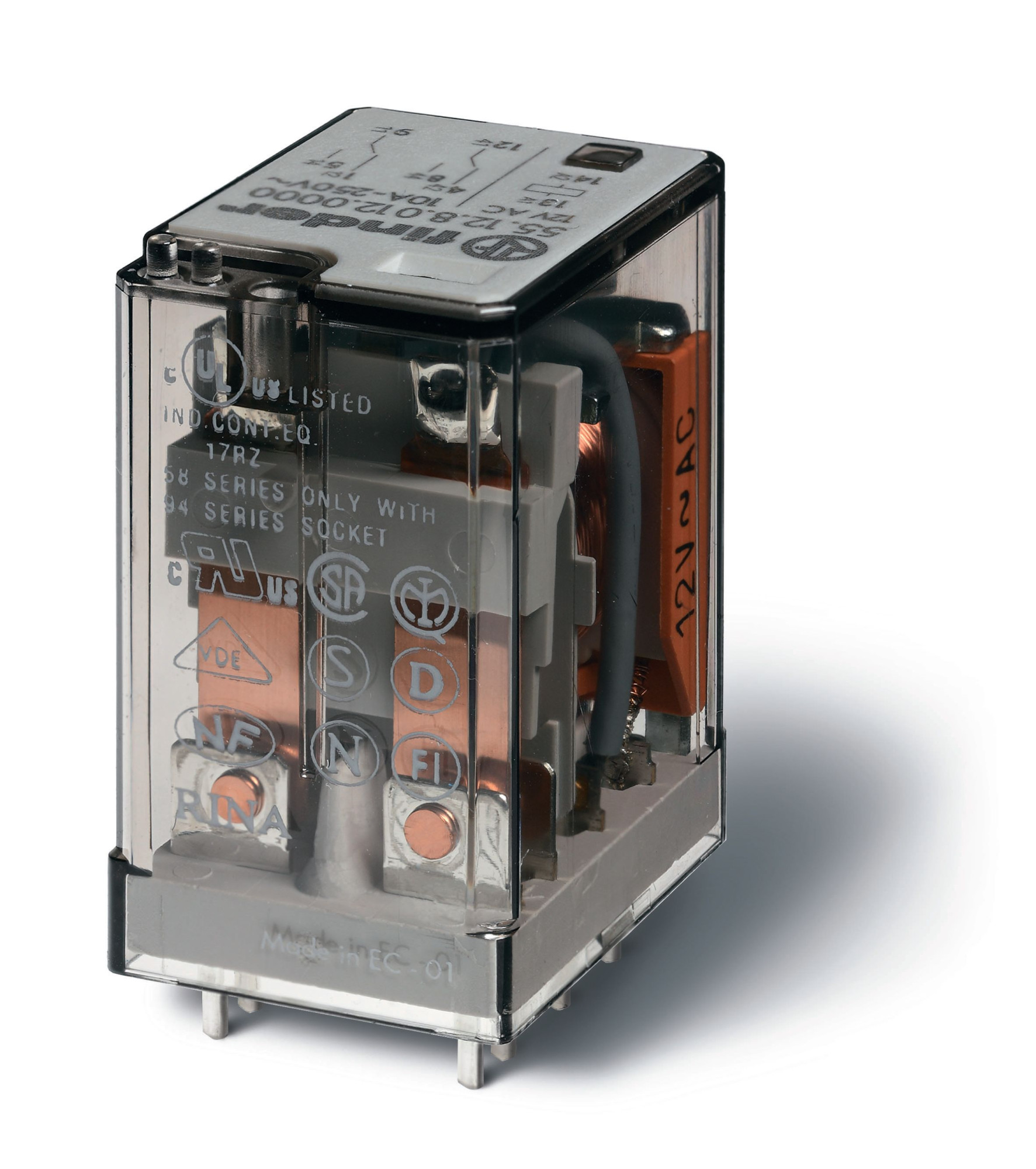 55.12.8.006.0000 Миниатюрное универсальное электромеханическое реле