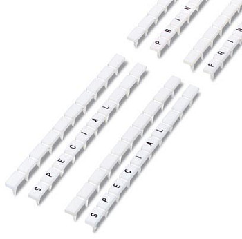 Маркировочные полосы Zack для маркировочных &quot;кнопок&quot;-BN-ZB 8/WH CUS