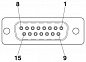 Модуль для контактов-VS-15-BU-DSUB-EG