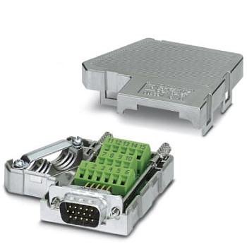 Шинный штекер D-SUB-SUBCON 15 HD/M-SH