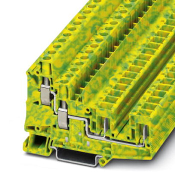 Клемма защитного провода-UT 6-QUATTRO/2P-PE