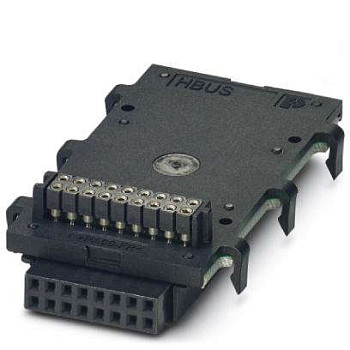 Шинные соединители на DIN-рейку-HBUS 53,6-16P-1S BK