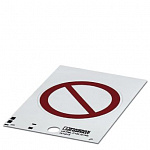 Запрещающая табличка-US-PML-P100 (D100)