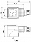 Штекерный модуль для электромагнитного клапана-SAC-3P-MR/A-1L-Z SCO