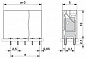 Клеммные блоки для печатного монтажа-PTSM 0,5/ 7-2,5-V THR R44