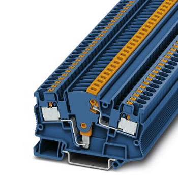 Измерительная клемма с ползунковым размыкателем-PTME 4 BU