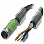 Силовой кабель-SAC-4P-FST/ 3,0-PUR SH SCO