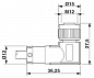 Кабель для датчика / исполнительного элемента-SAC-12P-3,0-PVC/FR SCO