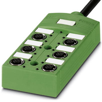 Коробка датчика и исполнительного элемента-SACB-6/ 6-L-5,0PUR SCO